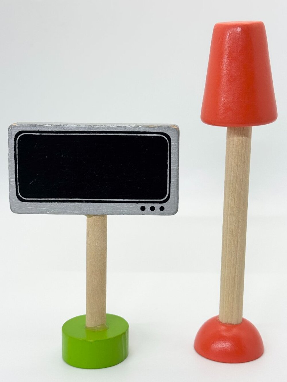 KidKraft Wooden TV + TALL LAMP from Everyday Heroes Police Fire Playset
